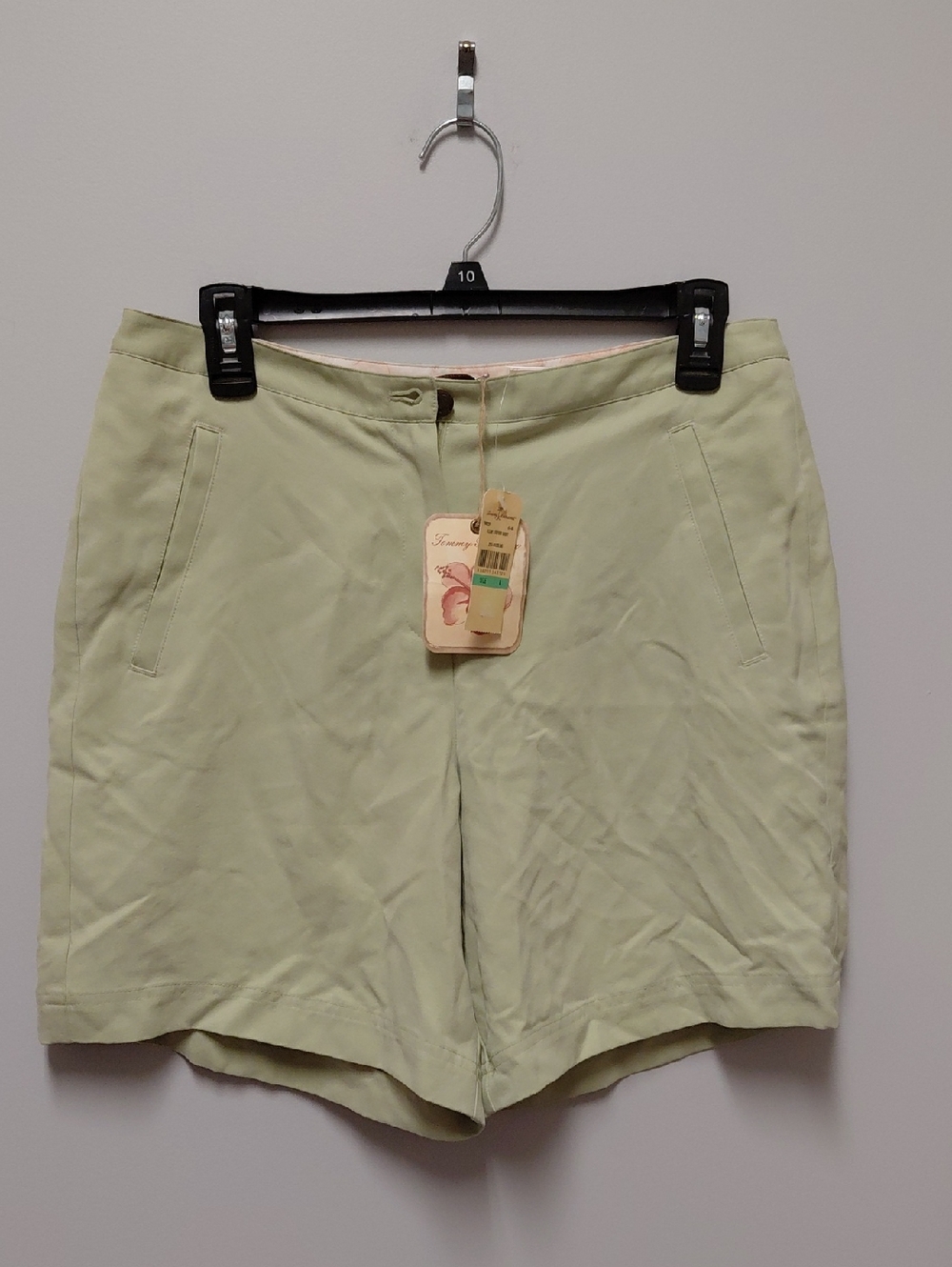 Tommy Bahama Pale Sage Women's Bermuda Shorts, Size 8